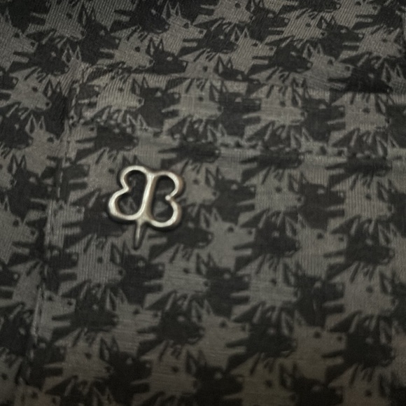 Betabrand Classic Dress Yoga Pants Straight Leg Howlstooth Navy Blue Medium Long - Picture 2 of 8